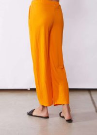 STRAIGHT PIQUE TROUSERS - Image 4