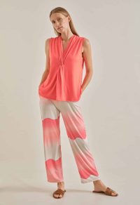 MODAL WRAP NECKLINE TOP - Image 7