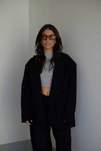 Oversized Μπλειζερ Girlboss Μαύρο