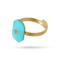 Color stone ring AAN837