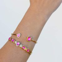 Color stones bracelet BPU594 - Image 4