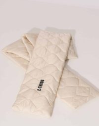 "Galini" Κασκόλ Puffer Καπιτονέ με κέντημα logo