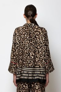 "Cheetah" Πουκάμισο σατέν animal print - Image 3