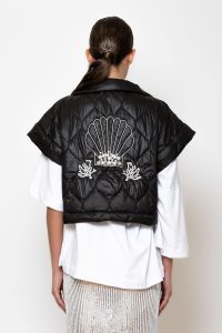 "Koxyli" Πουφερ μπουφάν με κρύσταλλο κεντημένο - Image 6