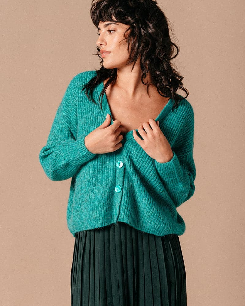 CARDIGAN-LAMIA-VERT-1 CARDIGAN LAMIA - Image 1