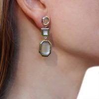 Color stones earrings CPE169 - Image 4