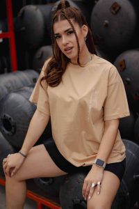 Vanessa Blouse in Beige - Image 3
