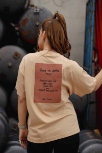 Vanessa Blouse in Beige - Image 4