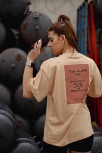Vanessa Blouse in Beige - Image 2