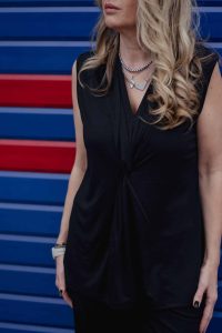 MODAL WRAP NECKLINE TOP - Image 5
