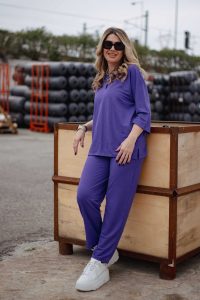 MODAL WRAP NECKLINE TOP - Image 17
