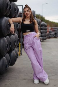 Ophelia Pants in Purple - Image 2
