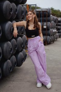Ophelia Pants in Purple - Image 3