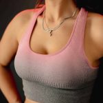 Μπουστάκι Tie Dye Γκρι-Ροζ