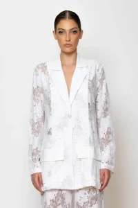 "Lux" Oversized Σακάκι Δαντέλα - Image 4
