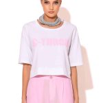 Cotton T-Shirt With C-THROU Print