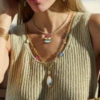 Canberra Necklace in Gold - Image 59