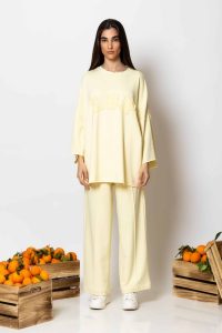 "Geitonia" Wide-leg logo embroidered pants - Image 2