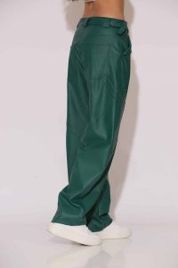 "Magnolia" Baggy Faux leather cargo pants - Image 7