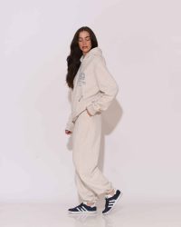 "Club" Logo Embroidered Track Pants