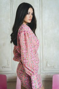 Rosebud mini Dress - Image 4