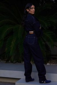 Mom Fit Τζιν Diana Πολύ Ψηλόμεσο Σκούρο Μπλε - Image 2