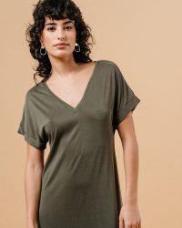 DRESS MARGAUX KAKI - Image 2