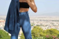 Savanna Pants In Baby Blue - Image 4