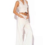 Lucia Pinstriped Pants