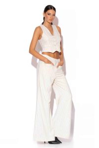 Lucia Pinstriped Pants