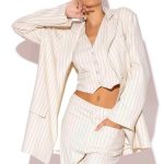 Lucia Pinstriped Blazer