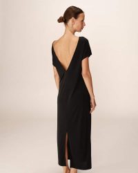 LONG DRESS ANTHRACITE PEACE