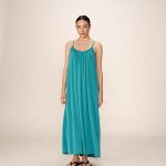 LONG DRESS AQUA PIVOINE
