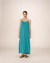 LONG DRESS AQUA PIVOINE