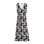 LONG DRESS MARINE PENSEE