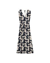 LONG DRESS MARINE PENSEE