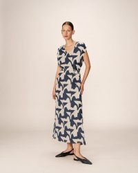 LONG DRESS MARINE PENSEE - Image 6