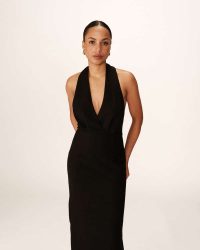 MID-LONG DRESS NOIR PERLA - Image 5