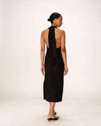 MID-LONG DRESS NOIR PERLA - Image 3