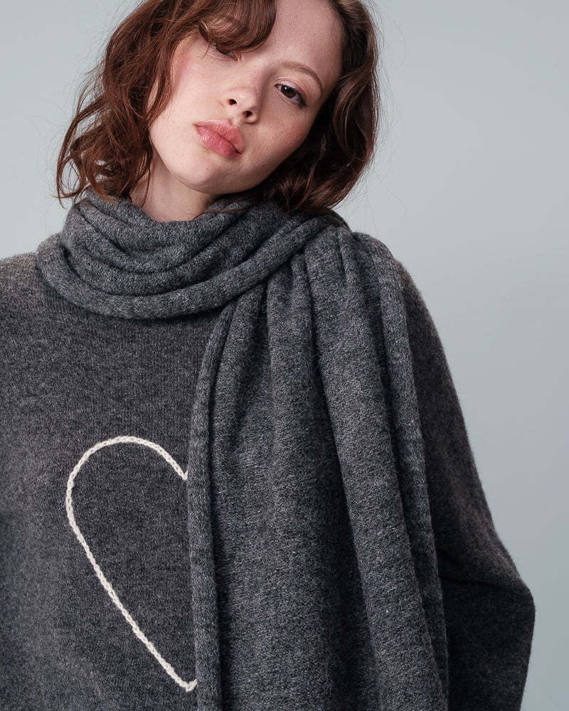 scarf-anthracite-naomie SCARF NAOMIE - Image 1