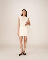 SKIRT ECRU PEKIN - Image 6