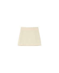 SKIRT ECRU PEKIN