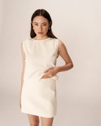 SKIRT ECRU PEKIN - Image 2