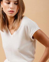 T-SHIRT MALIN ECRU - Image 2