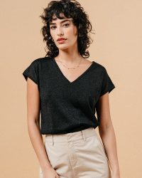 T-SHIRT MALIN NOIR