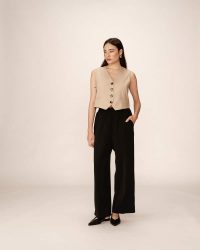 TROUSERS NOIR PICASSO