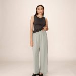 TROUSERS VERT PICASSO