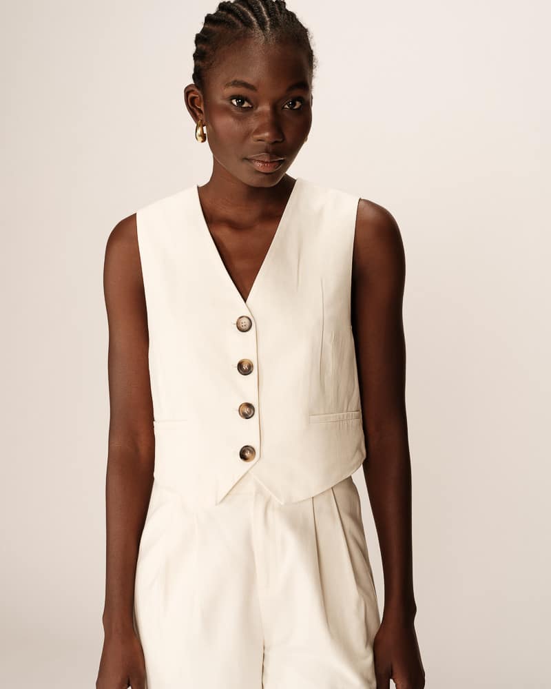 waistcoat-ecru-penn WAISTCOAT ECRU PENN - Image 1