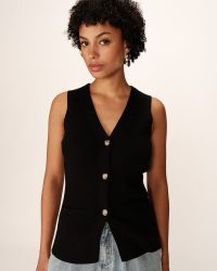 WAISTCOAT NOIR PANAMA - Image 5