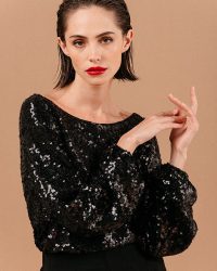 TOP LUDMILA NOIR